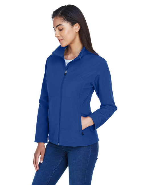 Custom Embroidered Team 365 Ladies' Leader Soft Shell Jacket - TT80W