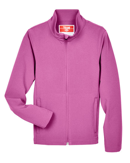 Custom Embroidered Team 365 Youth Leader Soft Shell Jacket - TT80Y