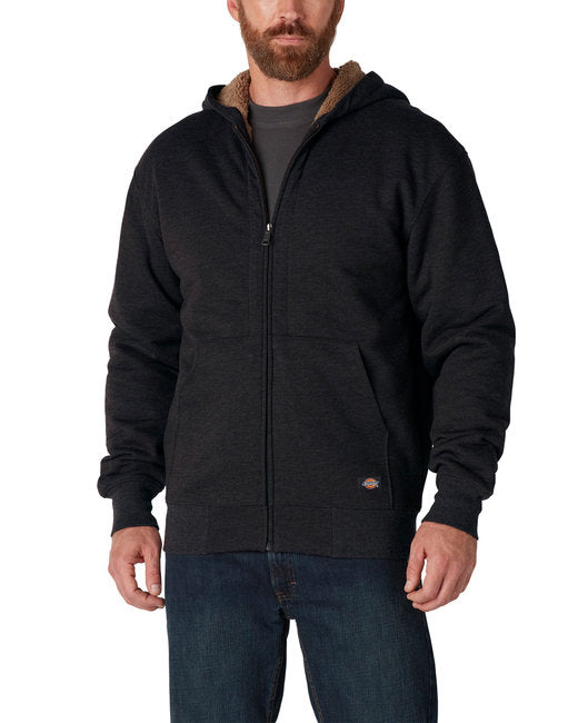 Custom Embroidered Dickies Men's Fleece-Lined Full-Zip Hooded Sweatshirt - TW457