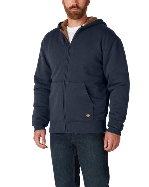 Custom Embroidered Dickies Men's Fleece-Lined Full-Zip Hooded Sweatshirt - TW457