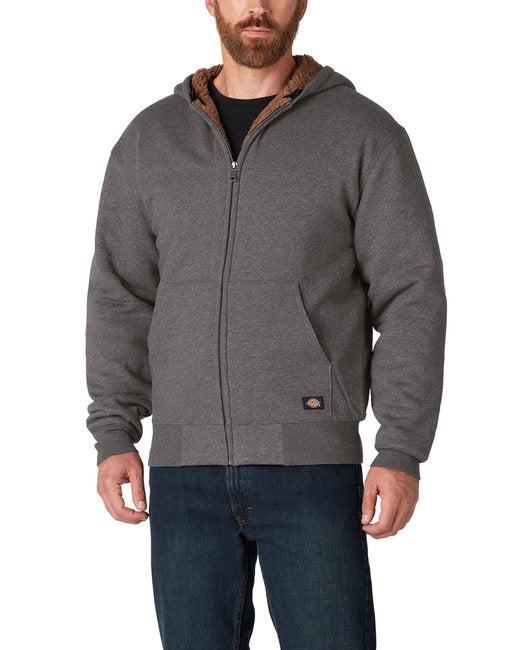 Custom Embroidered Dickies Men's Fleece-Lined Full-Zip Hooded Sweatshirt - TW457