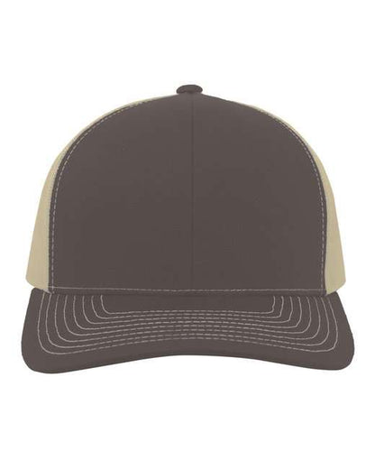 Custom Embroidered Pacific Headwear Contrast Stitch Trucker Snapback
