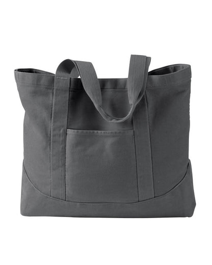 Custom Embroidered Authentic Pigment Pigment-Dyed Large Canvas Tote