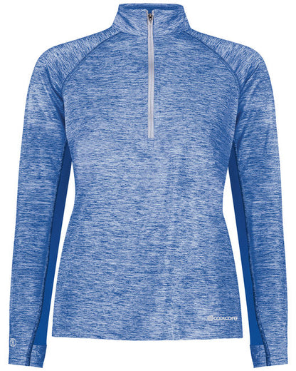 Custom Embroidered Holloway Ladies' Electrify Coolcore Half-Zip - 222774