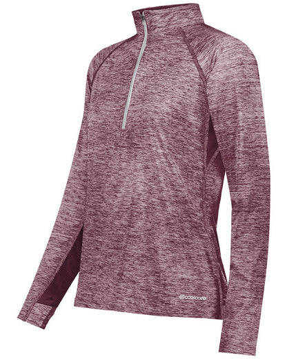 Custom Embroidered Holloway Ladies' Electrify Coolcore Half-Zip - 222774