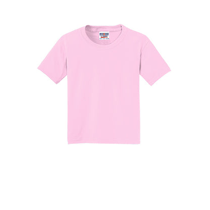 Custom Embroidered JERZEES® - Youth Dri-Power® 50/50 Cotton/Poly T-Shirt - 29B