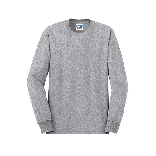 Custom Embroidered JERZEES® - Dri-Power® 50/50 Cotton/Poly Long Sleeve T-Shirt - 29LS