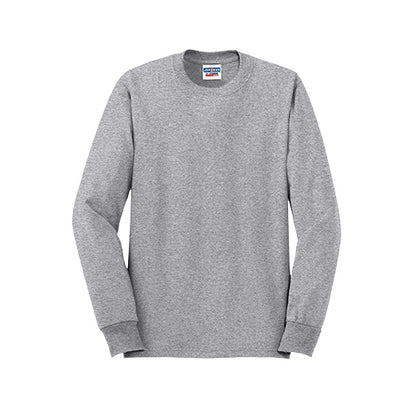 Custom Embroidered JERZEES® - Dri-Power® 50/50 Cotton/Poly Long Sleeve T-Shirt - 29LS