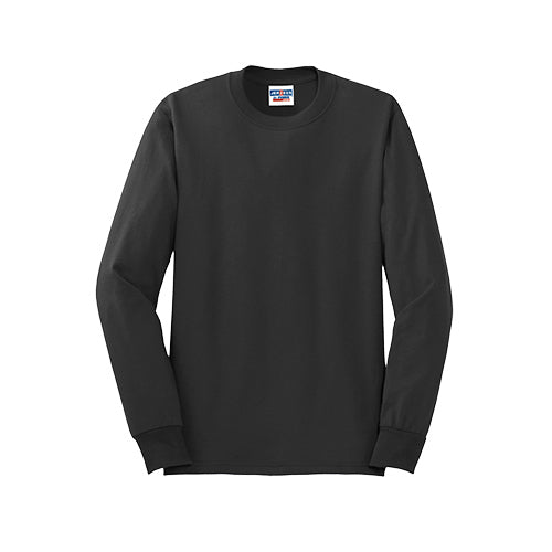 Custom Embroidered JERZEES® - Dri-Power® 50/50 Cotton/Poly Long Sleeve T-Shirt - 29LS