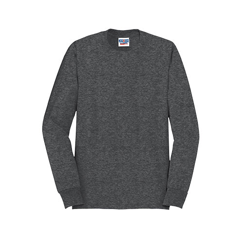 Custom Embroidered JERZEES® - Dri-Power® 50/50 Cotton/Poly Long Sleeve T-Shirt - 29LS