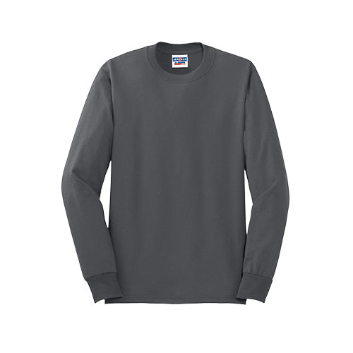 Custom Embroidered JERZEES® - Dri-Power® 50/50 Cotton/Poly Long Sleeve T-Shirt - 29LS