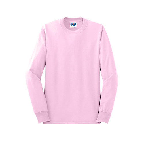 Custom Embroidered JERZEES® - Dri-Power® 50/50 Cotton/Poly Long Sleeve T-Shirt - 29LS