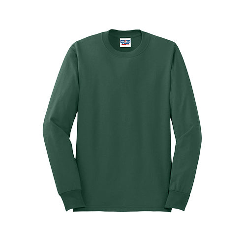 Custom Embroidered JERZEES® - Dri-Power® 50/50 Cotton/Poly Long Sleeve T-Shirt - 29LS