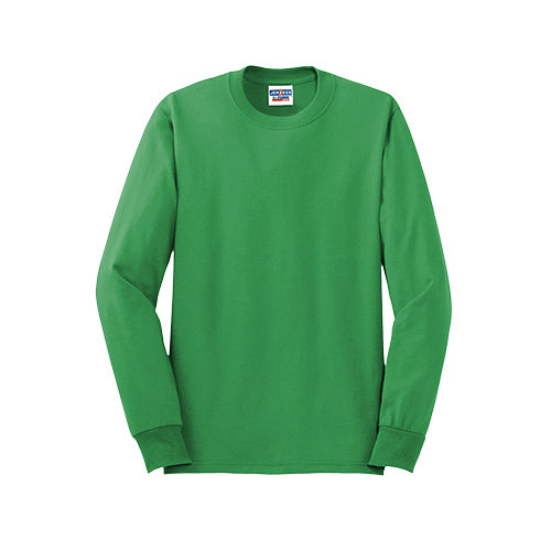 Custom Embroidered JERZEES® - Dri-Power® 50/50 Cotton/Poly Long Sleeve T-Shirt - 29LS