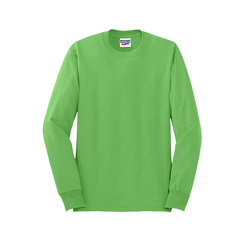 Custom Embroidered JERZEES® - Dri-Power® 50/50 Cotton/Poly Long Sleeve T-Shirt - 29LS