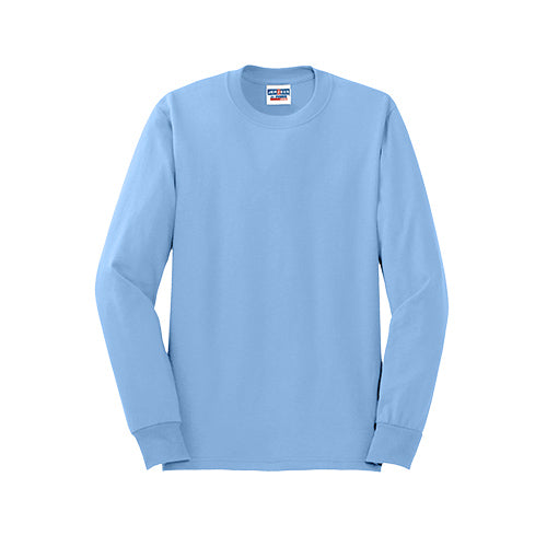 Custom Embroidered JERZEES® - Dri-Power® 50/50 Cotton/Poly Long Sleeve T-Shirt - 29LS