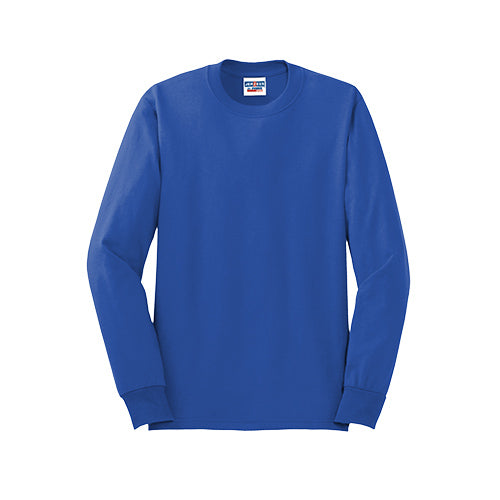 Custom Embroidered JERZEES® - Dri-Power® 50/50 Cotton/Poly Long Sleeve T-Shirt - 29LS
