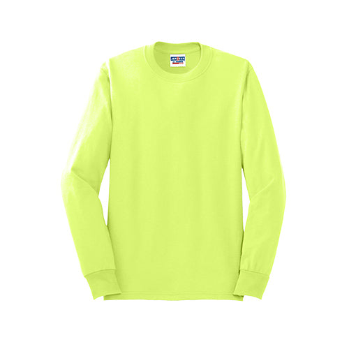 Custom Embroidered JERZEES® - Dri-Power® 50/50 Cotton/Poly Long Sleeve T-Shirt - 29LS