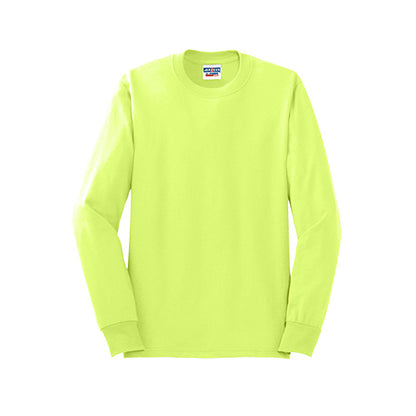 Custom Embroidered JERZEES® - Dri-Power® 50/50 Cotton/Poly Long Sleeve T-Shirt - 29LS