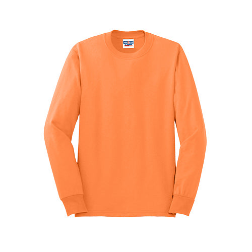 Custom Embroidered JERZEES® - Dri-Power® 50/50 Cotton/Poly Long Sleeve T-Shirt - 29LS