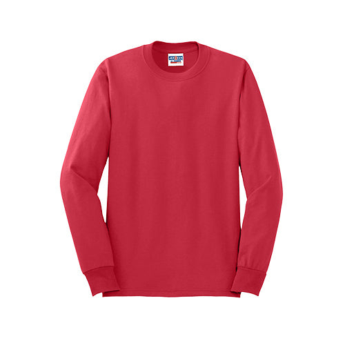 Custom Embroidered JERZEES® - Dri-Power® 50/50 Cotton/Poly Long Sleeve T-Shirt - 29LS