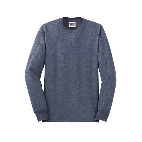 Custom Embroidered JERZEES® - Dri-Power® 50/50 Cotton/Poly Long Sleeve T-Shirt - 29LS