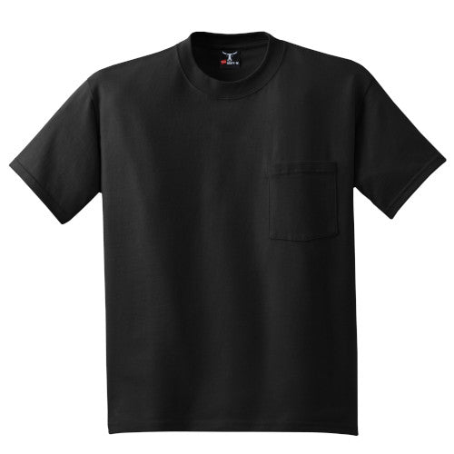 Custom Embroidered Hanes® Beefy-T® 100% Cotton  Pocket T-Shirt - 5190