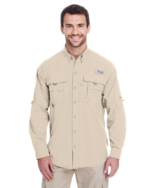 Custom Embroidered Columbia Men's Bahama™ II Long-Sleeve Shirt - 7048