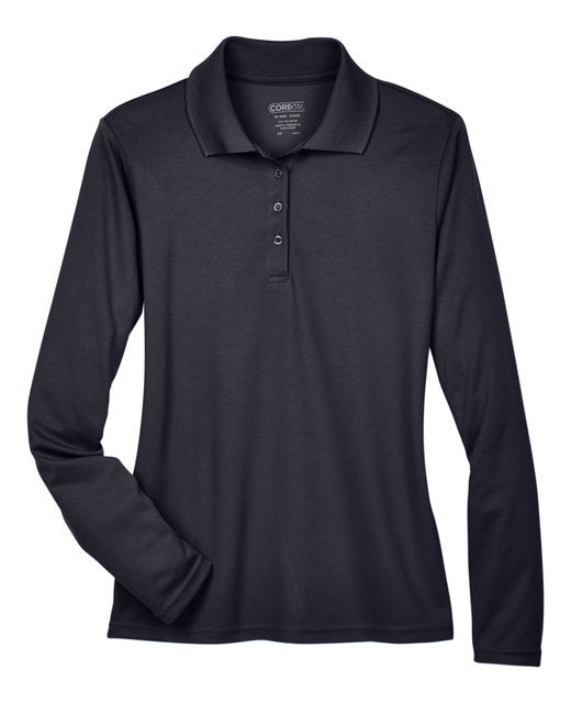 Custom Embroidered CORE365 Ladies' Pinnacle Performance Long-Sleeve Piqué Polo - 78192