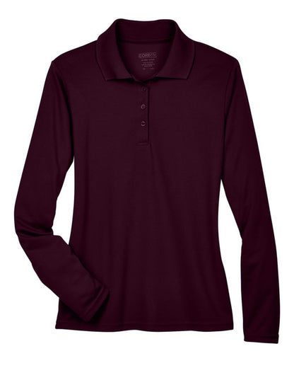 Custom Embroidered CORE365 Ladies' Pinnacle Performance Long-Sleeve Piqué Polo - 78192