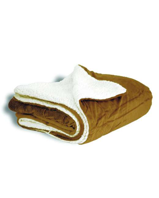 Custom Embroidered Alpine Fleece Micro Mink Sherpa Blanket - AB8712