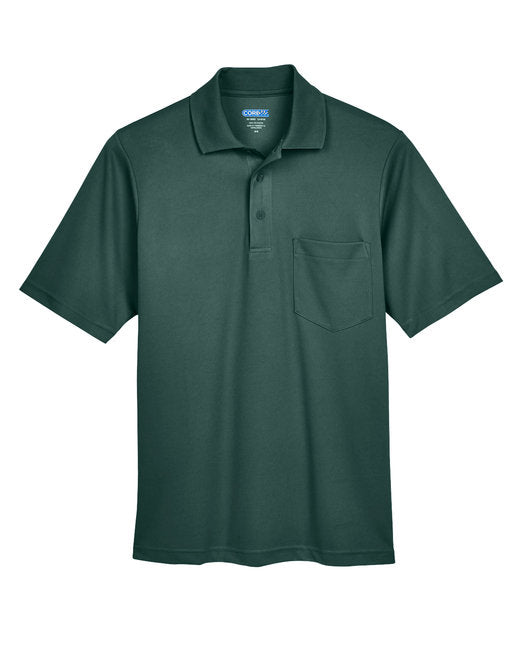 Custom Embroidered CORE365 Men's Origin Performance Piqué Polo with Pocket - AB88181P