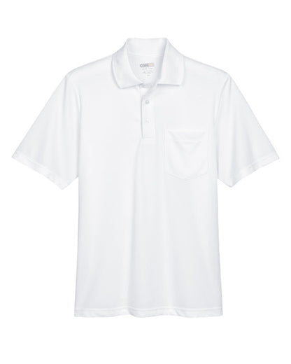Custom Embroidered CORE365 Men's Origin Performance Piqué Polo with Pocket - AB88181P