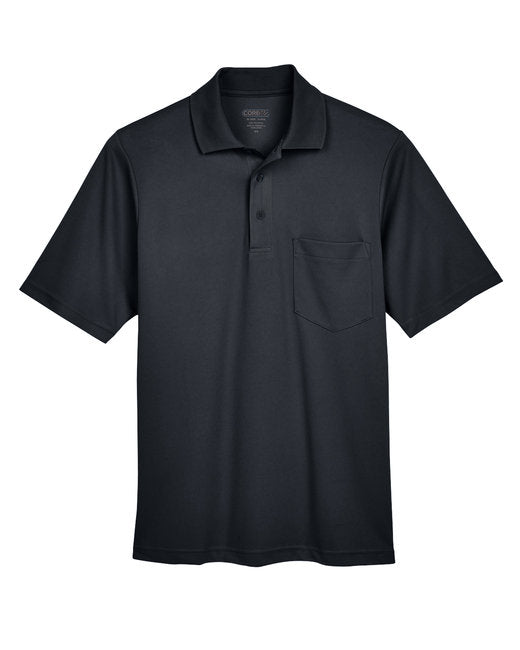 Custom Embroidered CORE365 Men's Origin Performance Piqué Polo with Pocket - AB88181P
