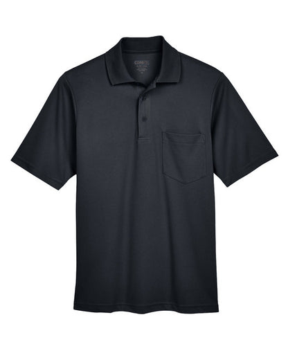 Custom Embroidered CORE365 Men's Origin Performance Piqué Polo with Pocket - AB88181P
