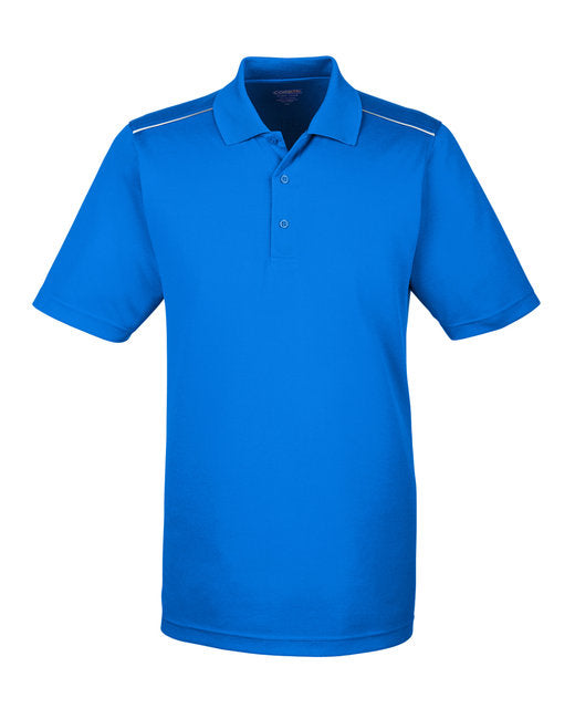 Custom Embroidered CORE365 Men's Radiant Performance Piqué Polo with Reflective Piping - 88181R