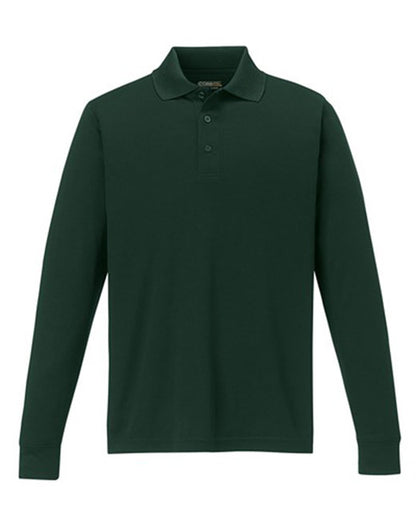 Custom Embroidered CORE365 Men's Pinnacle Performance Long-Sleeve Piqué Polo - 88192
