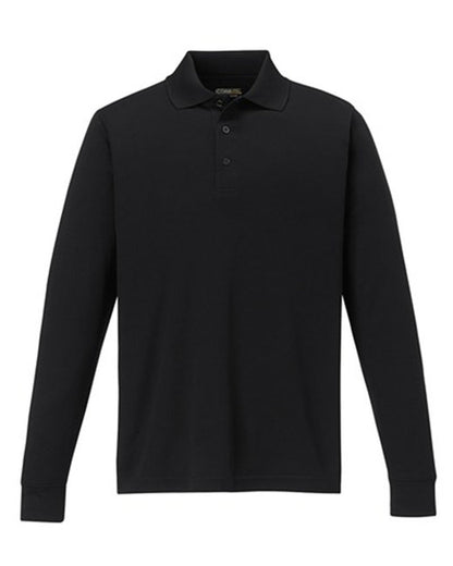 Custom Embroidered CORE365 Men's Pinnacle Performance Long-Sleeve Piqué Polo - 88192