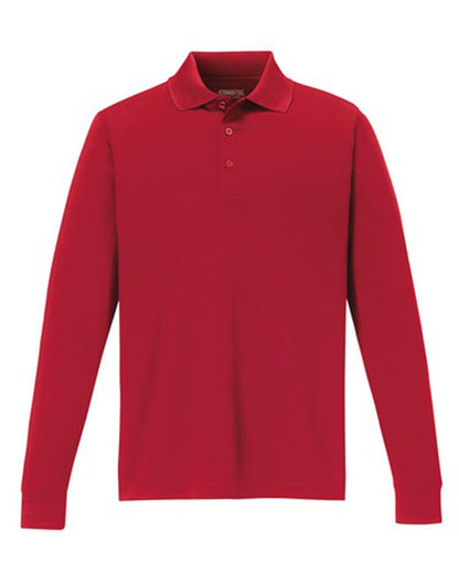 Custom Embroidered CORE365 Men's Pinnacle Performance Long-Sleeve Piqué Polo - 88192