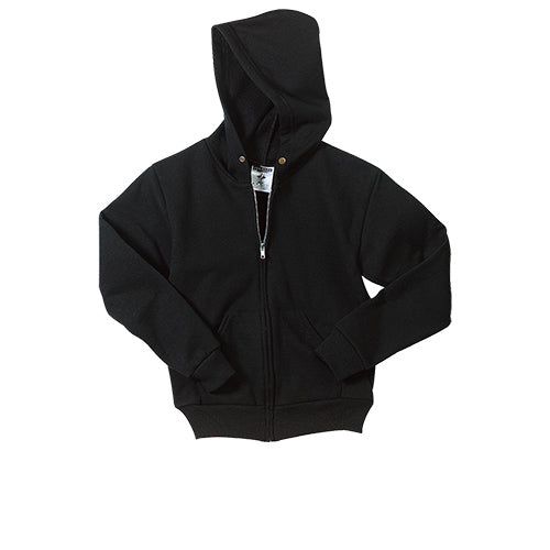 Custom Embroidered JERZEES® - Youth NuBlend® Full-Zip Hooded Sweatshirt - 993B