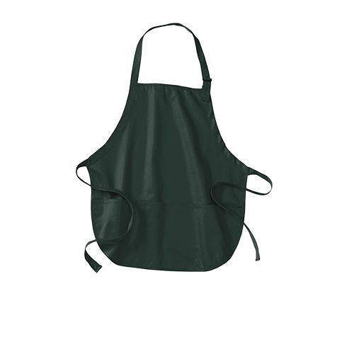 Custom Embroidered Port Authority® Medium-Length Apron with Pouch Pockets - A510