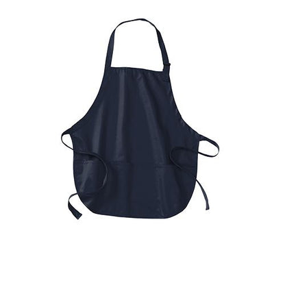 Custom Embroidered Port Authority® Medium-Length Apron with Pouch Pockets - A510