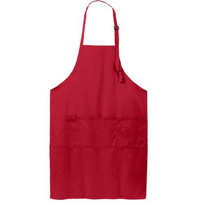 Custom Embroidered Port Authority® Easy Care Extra Long Bib Apron with Stain Release - A700