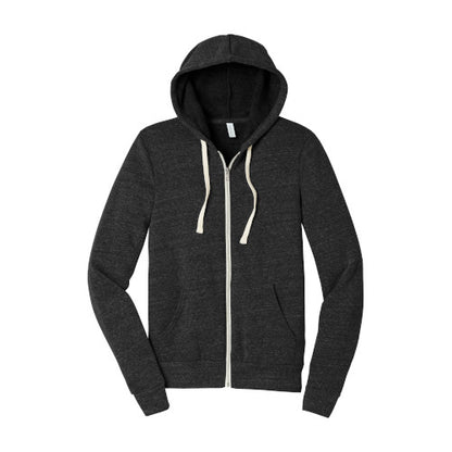 Custom Embroidered BELLA+CANVAS ® Unisex Triblend Sponge Fleece Full-Zip Hoodie - BC3909