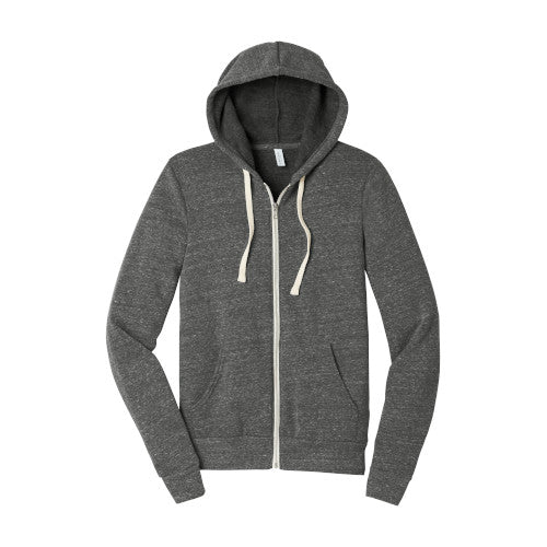 Custom Embroidered BELLA+CANVAS ® Unisex Triblend Sponge Fleece Full-Zip Hoodie - BC3909