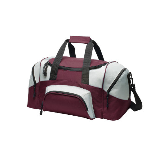 Custom Embroidered Port Authority® - Small Colorblock Sport Duffel - BG990S