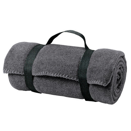 Custom Embroidered Port Authority® - Value Fleece Blanket with Strap - BP10