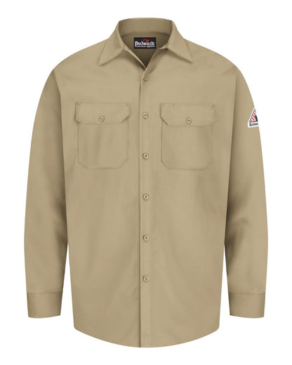 Custom Embroidered Bulwark - Flame Resistant Excel Work Shirt - SEW2