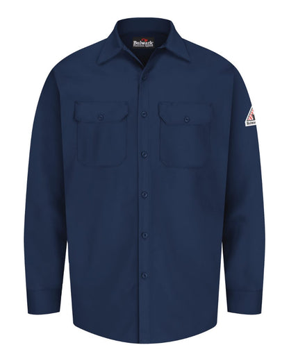Custom Embroidered Bulwark - Flame Resistant Excel Work Shirt - SEW2