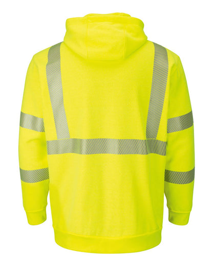 Custom Embroidered Bulwark - Hi-Visibility Pullover Hooded Fleece Sweatshirt - SMH4